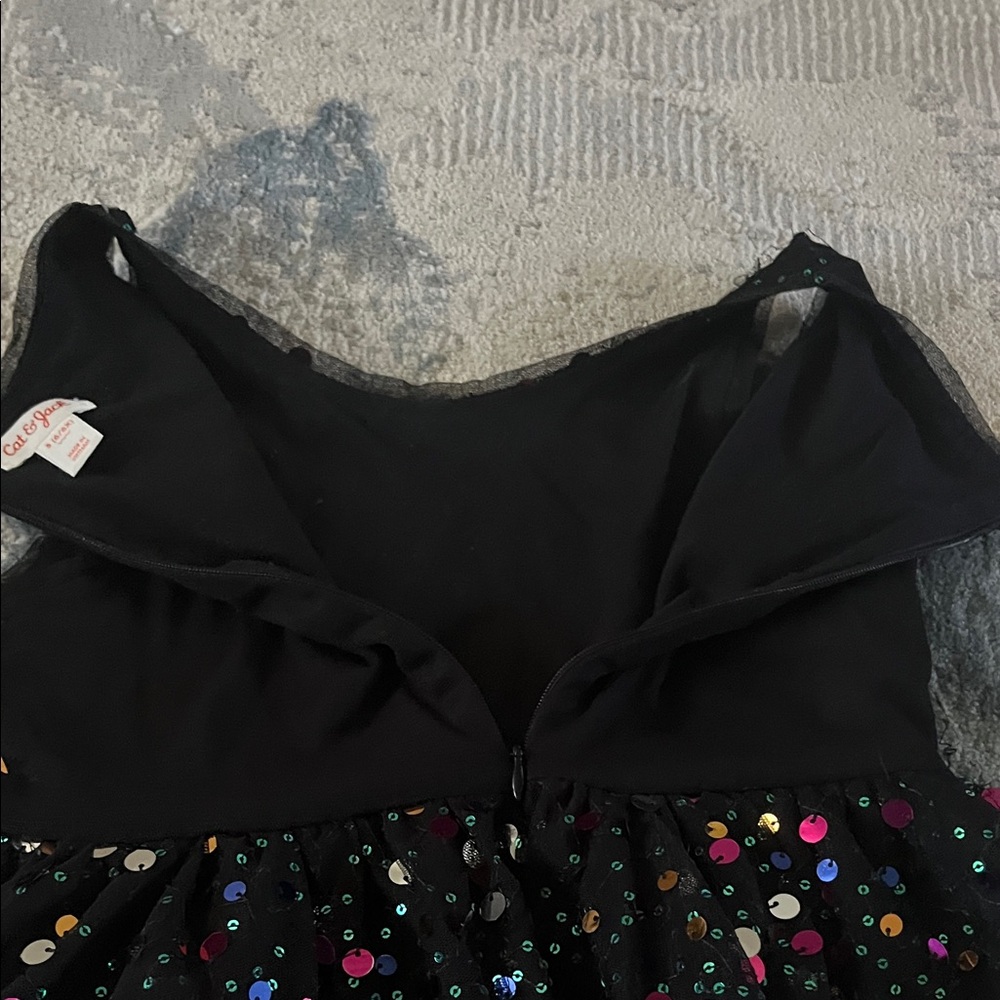 Cat & Jack Multicolor Sequin Kids Formal Dress - Picture 4 of 5
